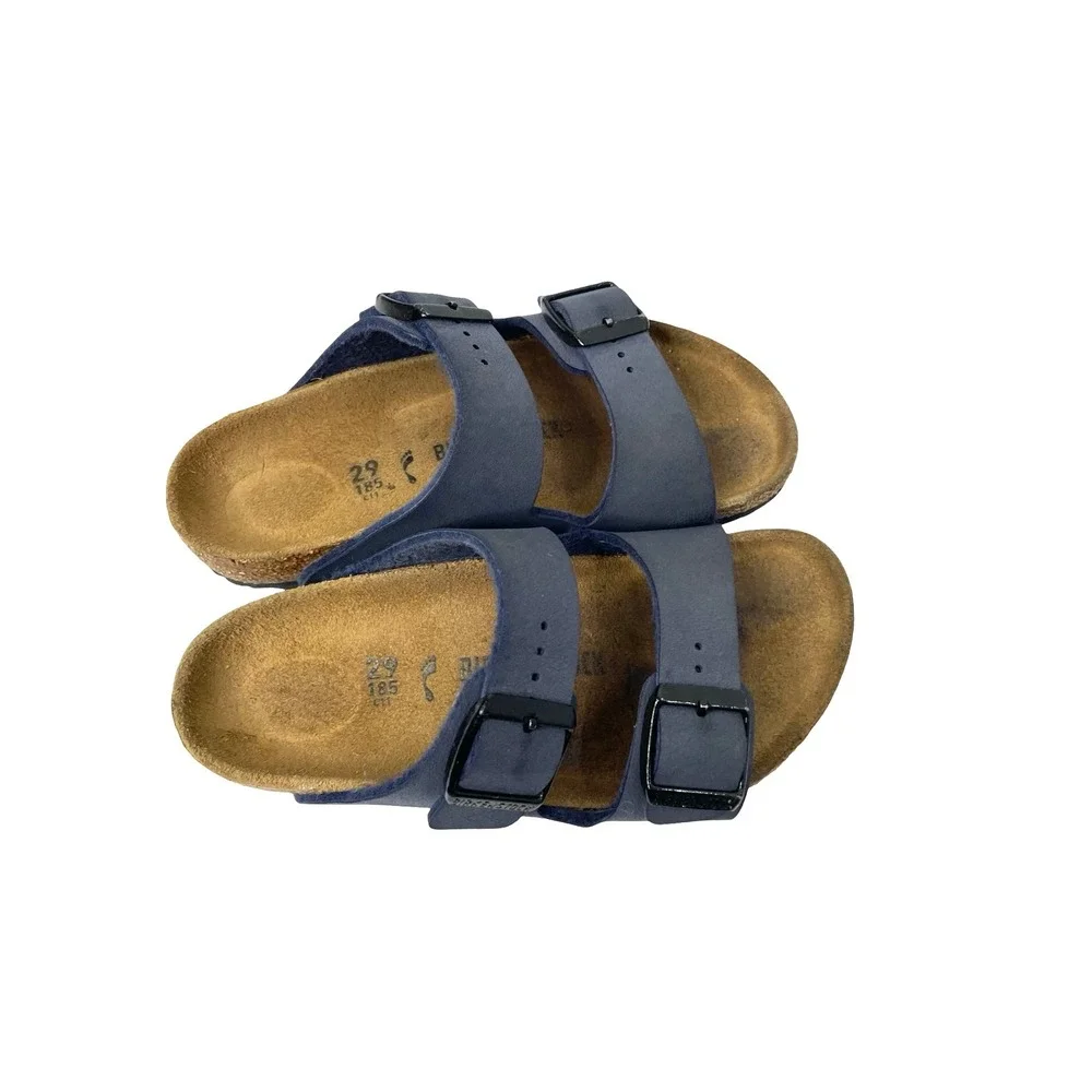 Birkenstock Arizona kids sandals Size 11C navy blue